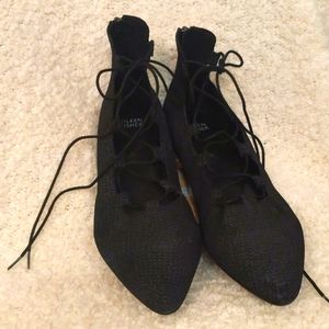 Eileen Fisher, Black flats, black